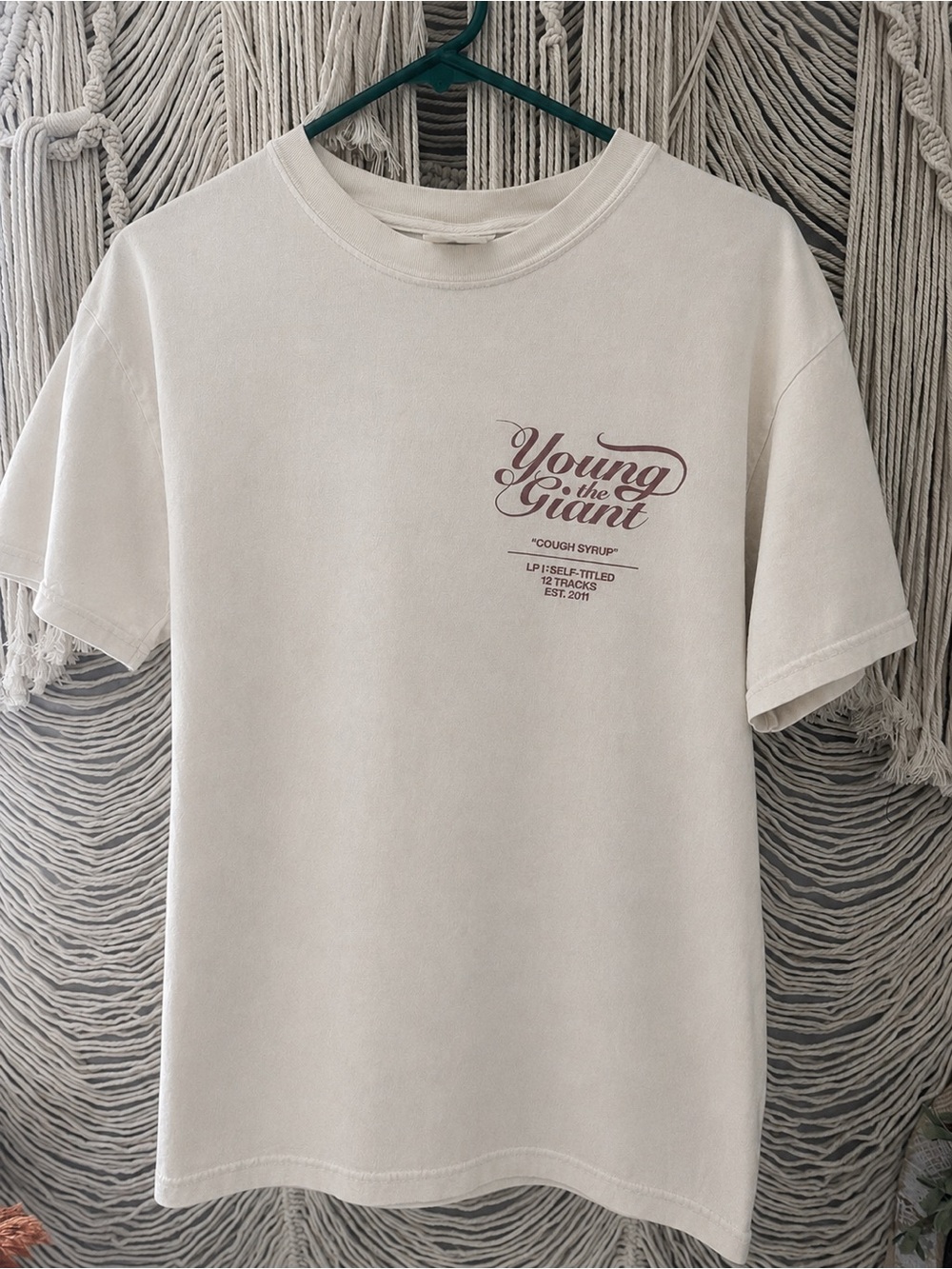 Young Giant "Cough Syrup" T-Shirt Est. 2011